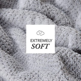 VOLO Super Hero Microfiber Hair Towel, Luna Gray