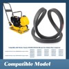 Esttlamer V-Belt A27 Drive Belt Replacement for Wacker Neuson WP1550