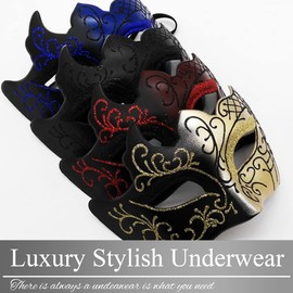 BUZZxSELECTION AC151 Men's Phantom Masquerade Party Face Costume Event Cosplay Disguise