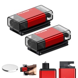MightY Bear Pack of 2, Car Window Breaker Seatbelt Cutter, 2-in-1 Car Emergency Tool, Underwater Glass Breaker for Traffic Accidents and Family Rescue - Red