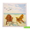GREENHANDSHAKE Serene Beach Escape, quilling art greeting card for birthday,