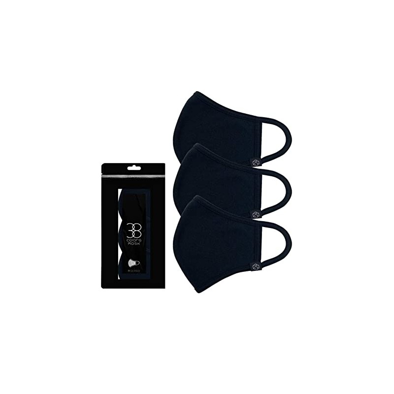 SERAO Mask, Set of 3, Washable Mask, Cotton Mask, Unisex,