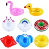 AUYAO Inflatable Drink Holder, Pack of 8 Inflatable Floating Coasters,
