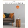 LUUK LIFESTYLE Silent quartz wall clock, modern and minimalist design,