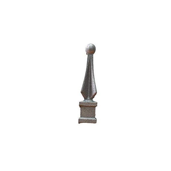 (Pack of 5) Cast Iron 1/2" Single Point Quad Spear
