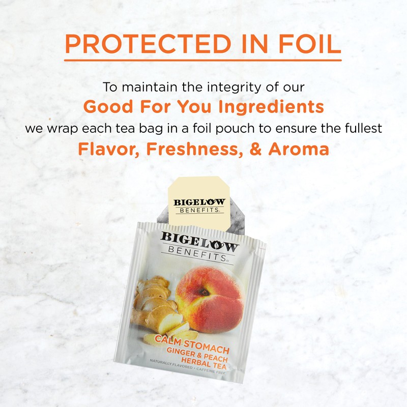Bigelow Tea Ginger & Peach, 18 ct