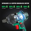 NEWBEAT Cordless Impact Wrench Set - 1/2 inch Impact Gun,