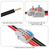 10Pcs 2 in 4 Lever Wire Connector Compact DIY Quick