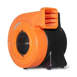 FLAPKWAN High-Power 950W Inflatable Commercial Air Blower for Outdoor Bounce Houses, Water Slides air Sofas, Paint Booth and Other Suitable Large Outdoor inflatables Electric Air Pump Fan (Orange)