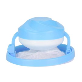 Floating Lint Mesh Bag Pet Hair Collector, Laundry Filter Bag for Washing Machine, 3.74 * 4.92 inch(Blue)