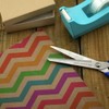 GRAPHICS & MORE Rainbow Chevrons Zigzag Pattern Premium Kraft Roll