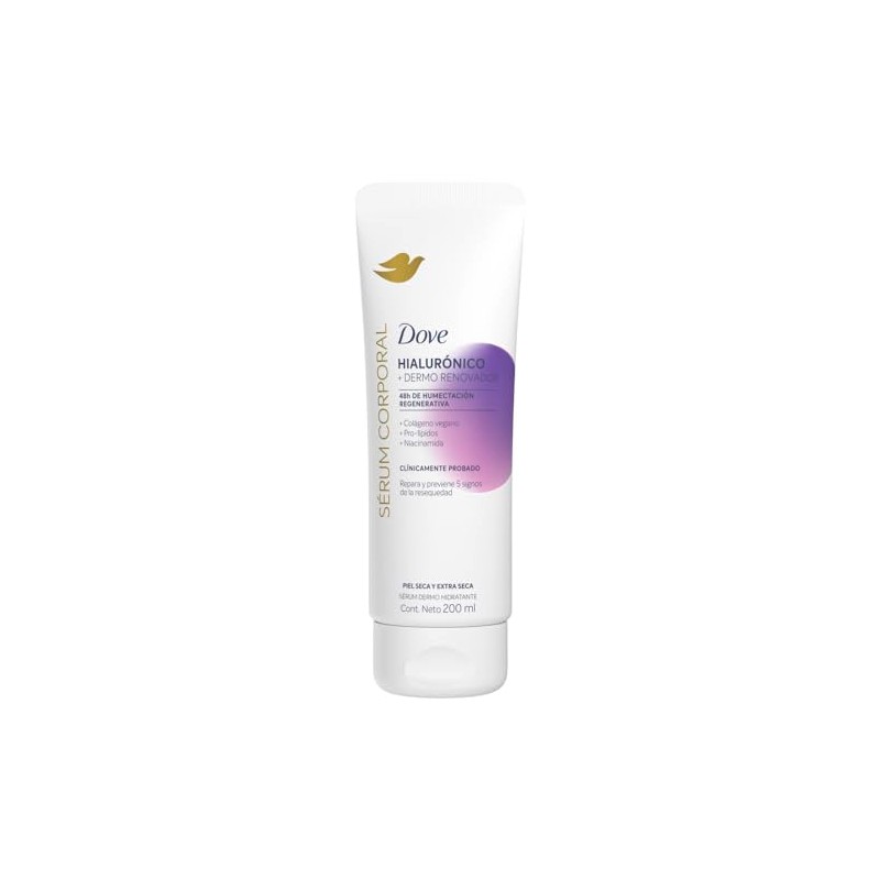 DOVE Sérum Corporal en Crema Dermo Renovador con Ácido Hialurónico