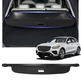 Cequent Unbranded Retractable Cargo Cover for Genesis GV70 2022-2025 Rear Trunk Shade Accessories