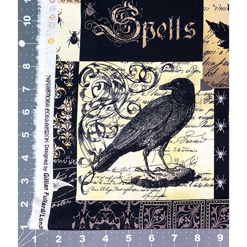 Nevermore Collage Michael Miller Fabric - Yard (Yard)