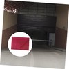 Abaodam Garage Door Water Barrier for Flooding Removable Dark Red