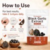 Fermented Black Garlic Extract, Natural Black Garlic Capsules, Odorless Garlic