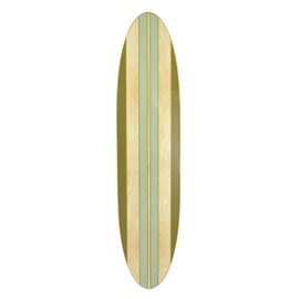 Creative Co-Op Surfboard Style Wood Wall Decor