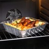 Pack of 10, Extra Deep Rectangular Disposable Aluminum Container Pans