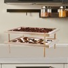Cedilis Set of 2 Stackable Wood Pasta Herb Drying Rack,