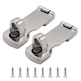 SHENGHUISS Boat Door Lock Latch Anti-Rattle Lockable Hold Down Clamp Latch Marine Grade 316 Stainless Steel with Screws (C-2 Pack)