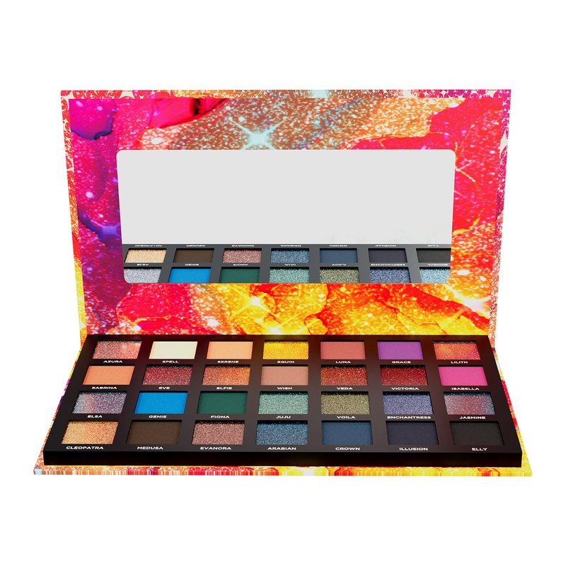 Colorbar Paleta de Sombras - Sombras Brillantes Pigmentadas - Resistente