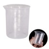 Waziaqoc 250ml-300ml Plastic Graduated Beaker (3 Pack), Transparent PP Measuring