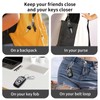 WLLHYF 2 Pieces Metal Keychain Carabiner Clip Key Ring Chain