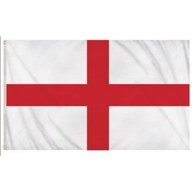 5 foot x 3 foot St George Cross flag - England flag