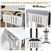 Desk Side Storage, Under Desk Storage, No Drill Steel Hanging