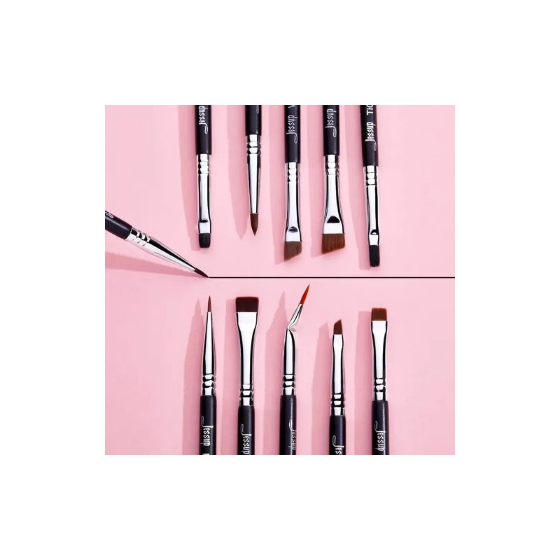 Jessup Kit 11pcs De Brochas Delineadores De Ojos,t324