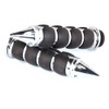 Pair of 1" Dual Motorcycle Bar End Hand Grips Handlebar