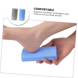 Healvian 2pcs Foot Pumice Stones for Callus Removal and Dead Skin Exfoliation Ergonomic Design Foot Care Tools for Smooth Heels Suitable for Men and Women