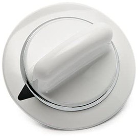 WE1M443 Timer Knob with Metal Ring for Compatible Dryers DHDSR46GG7WW, DHDSR46GG8WW, DJXR433EG0WW, DJXR433EG1WW, DJXR433EG2WW, DJXR433EG3CC, DJXR433EG3WW, DJXR433EG4CC