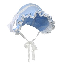 COSDREAMER Womens Victorian Bonnet Pioneer Colonial Pilgrim Bonnet Bonnet
