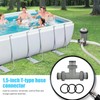 1-1/2 inch T Tee Joint Pool Filter Pump Hose Connector