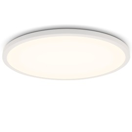 LED Ceiling Light 21 W, 2400 Lumen Dimmable with Remote Control, 3 Colour Temperatures (3000 K - 6500 K), Energy-Saving Ceiling Light, Modern Round, Easy Installation for Living Room, Bedroom, Kitchen