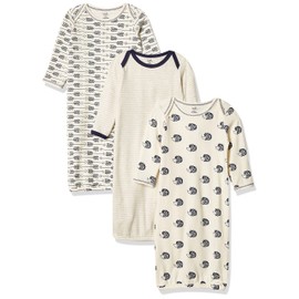 Touched by Nature Unisex Baby Organic Cotton Gowns