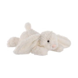 Apricot Lamb Lying Rabbit Plush Toys for Children, Soft Cute Cuddly Toy for Baby Girls and Boys, Fluffy Lying Rabbit Cream 30 cm