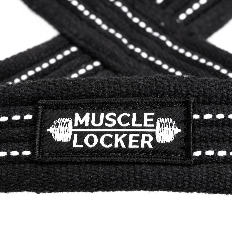 Muscle Locker Figure 8 Lifting Straps - Elite Performance deadlift