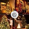 GARITE Christmas Tree Lights, 6.6FT x 16Line 400LEDs Xmas Tree