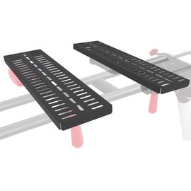 Steelman Oversized Tool Mount Accessory for Miter Saw Stands, Expands Work Station With Multiple Configuration Options for Large Tool Placement, Durable Powder Coated Steel, 23-inch x 6-inch