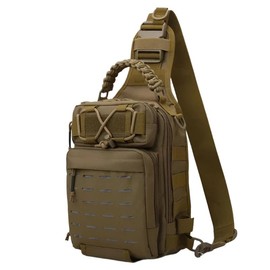Fishing Tackle Bag - EDC Sling Bag - Color: Forest Camo