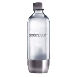 SodaStream 1041191490 PET Bottle 1 Litre with Stainless Steel Lid