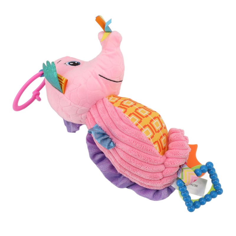 Stuffed Hanging Rattle Doll Soft Sea Horse Cartoon Hanging Plush