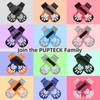 PUPTECK 2 Pairs Anti-Slip Dog Socks Paws Stop Licking, Walking