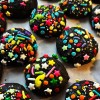 Homemade 24 Gluten Free Dark Double Chocolate Cloud Cookies -
