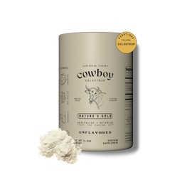 COWBOY COLOSTRUM Powder - Bovine Colostrum Powder for Women & Men - First Day Milking Whole Colostrum - Grass Fed Colostrum Supplement for Gut Health, Immunity, Skin & Hair (Unflavored, 40 Servings)