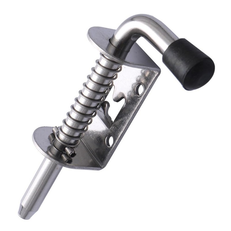 4Pcs 5 Inch Spring Loaded Barrel Bolt Latch Pin, BetterJonny