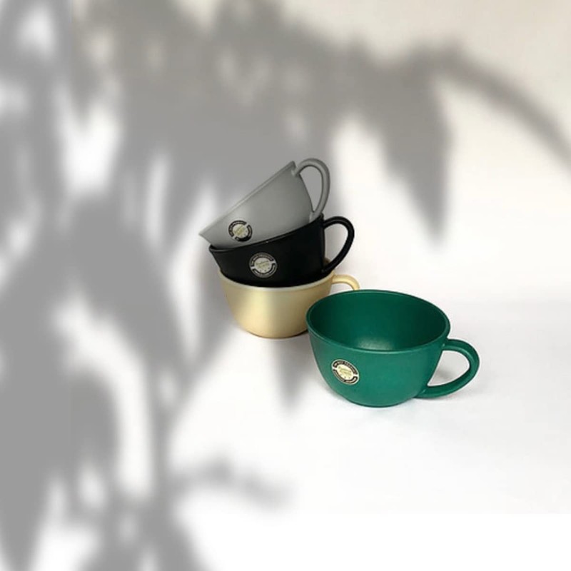 Tradition Acoustic TRIBECA PLAWARE Soup Cup, Green, 15.9 fl oz