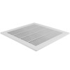 HVAC OV 10" x 10" Inch (Grille Dimensions) White Plastic